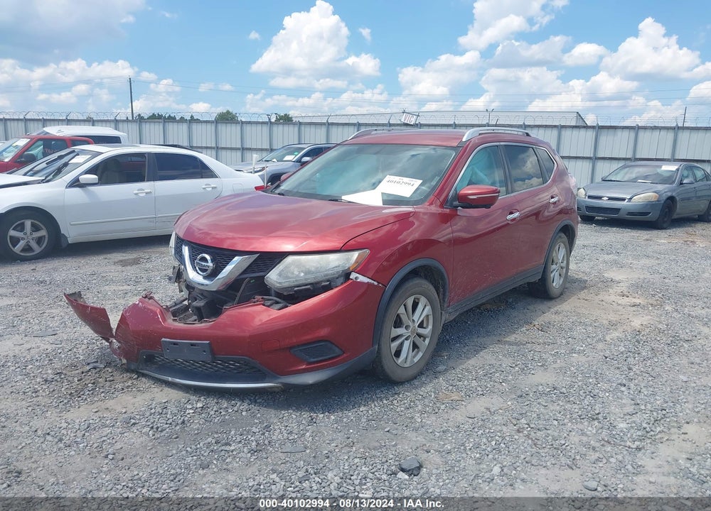 2015 NISSAN ROGUE SV VIN: KNMAT2MT3FP510533