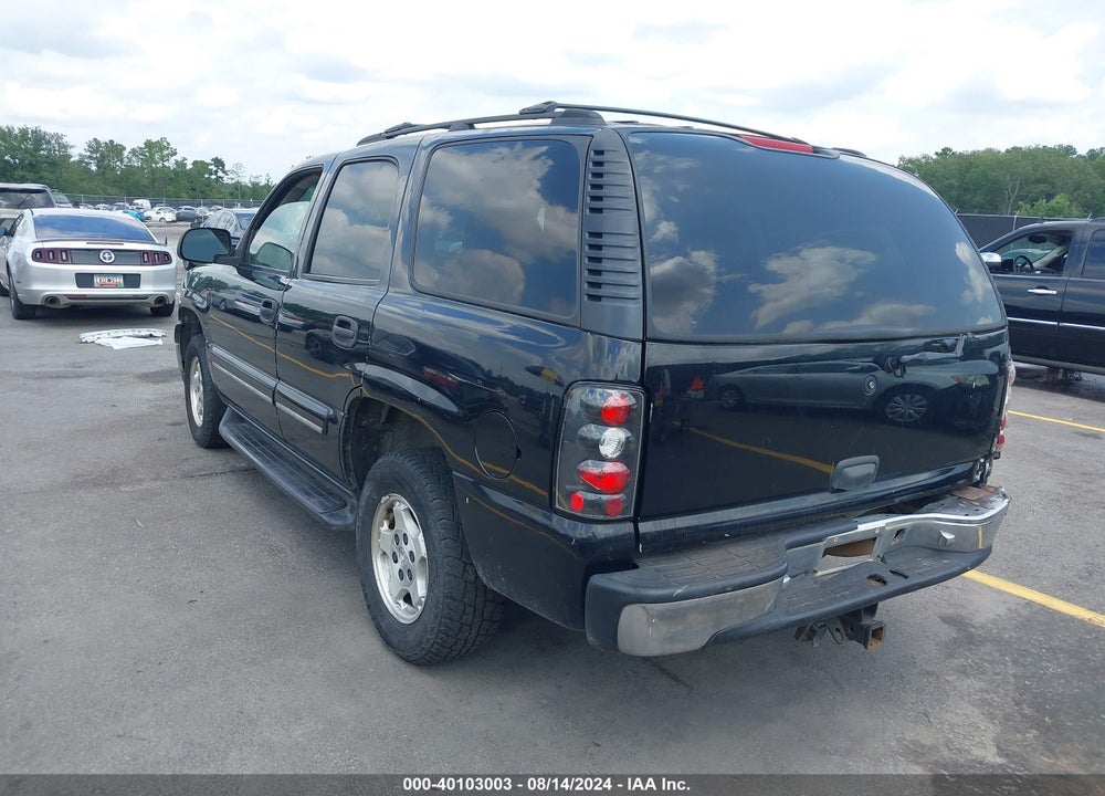 2000 CHEVROLET TAHOE ALL NEW LS VIN: 1GNEC13T1YJ209477