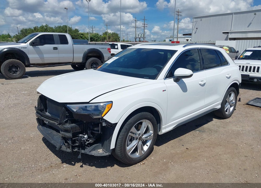 2022 AUDI Q3 PREMIUM 45 TFSI S LINE QUATTRO TIPTRONIC VIN: WA1DECF31N1099087