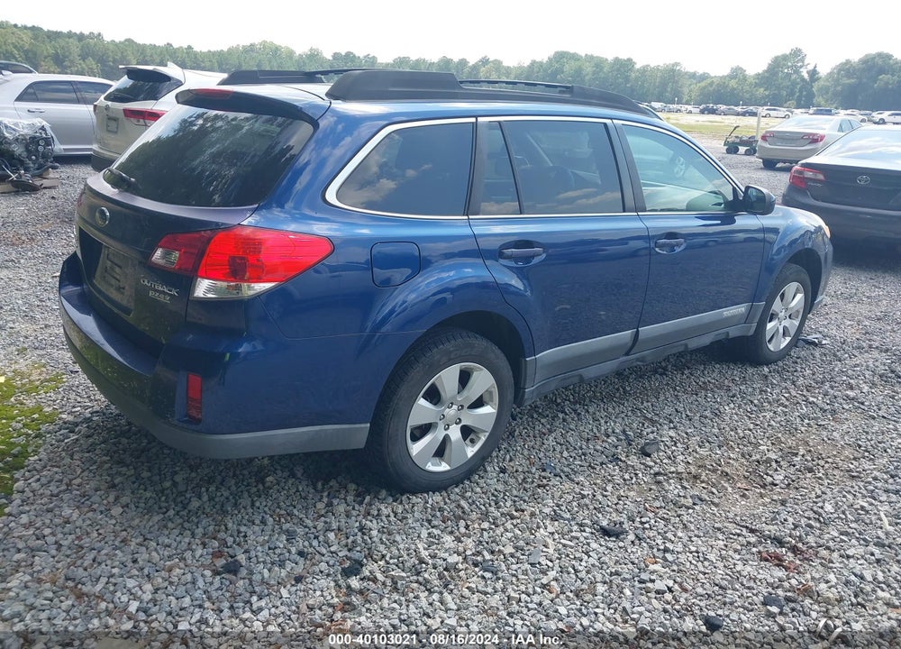 2011 SUBARU OUTBACK 2.5I PREMIUM VIN: 4S4BRBCC6B3311364