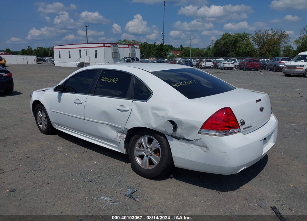 2014 CHEVROLET IMPALA LIMITED LS VIN: 2G1WA5E38E1171218