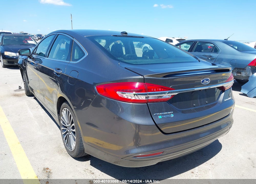 2018 FORD FUSION ENERGI TITANIUM VIN: 3FA6P0SU0JR110673