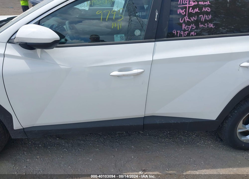 2024 HYUNDAI TUCSON SEL VIN: 5NMJBCDE0RH387572