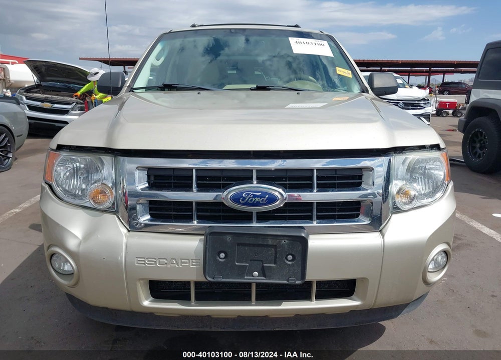 2011 FORD ESCAPE XLT VIN: 1FMCU9D75BKA68309