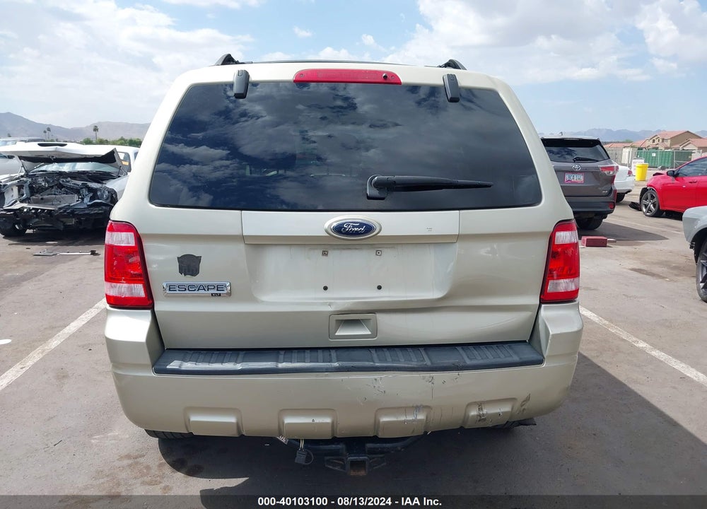 2011 FORD ESCAPE XLT VIN: 1FMCU9D75BKA68309