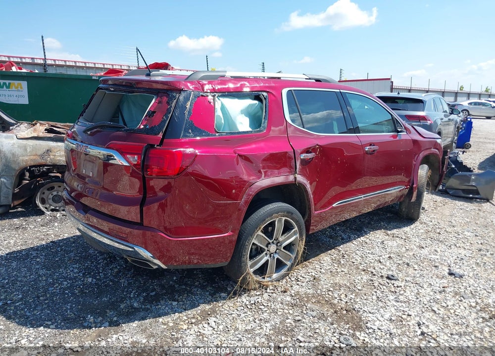 2017 GMC ACADIA DENALI VIN: 1GKKNPLS8HZ139255