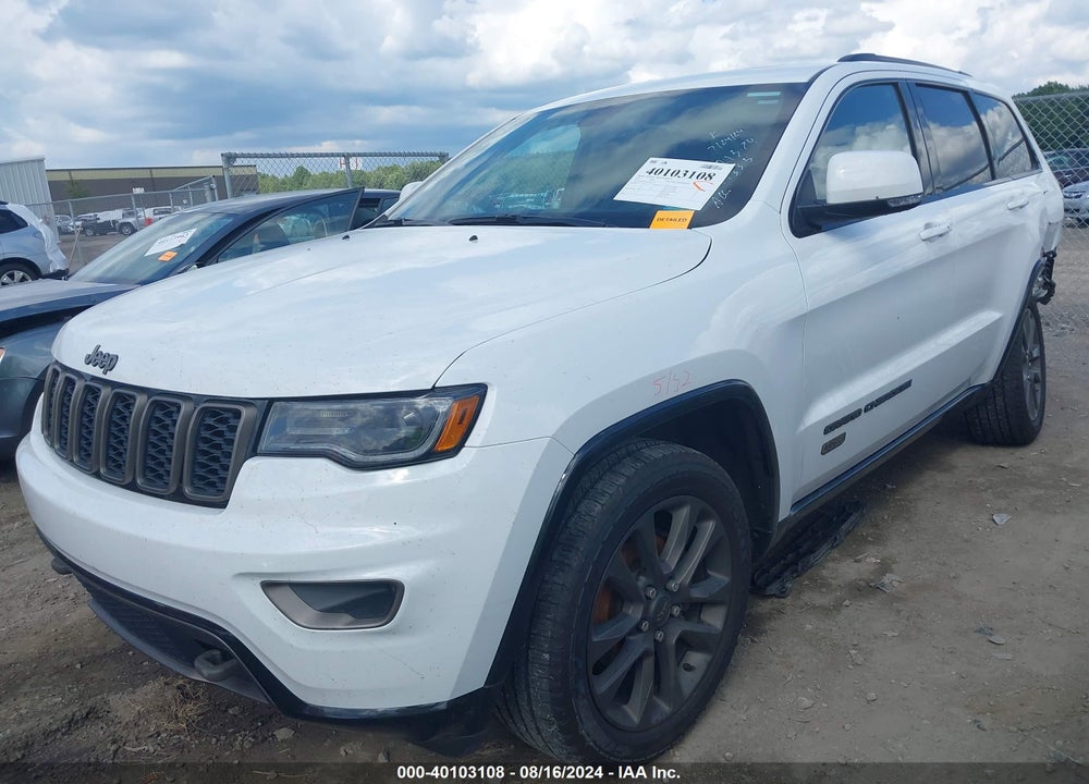 2016 JEEP GRAND CHEROKEE LIMITED 75TH ANNIVERSARY VIN: 1C4RJFBG2GC441333