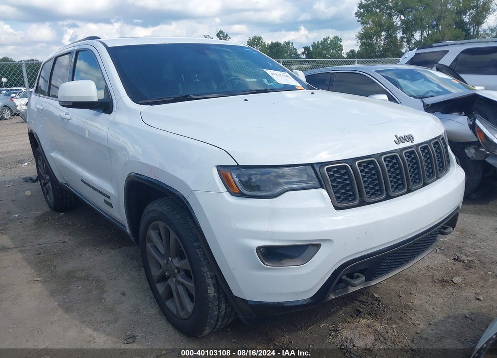 2016 JEEP GRAND CHEROKEE LIMITED 75TH ANNIVERSARY VIN: 1C4RJFBG2GC441333