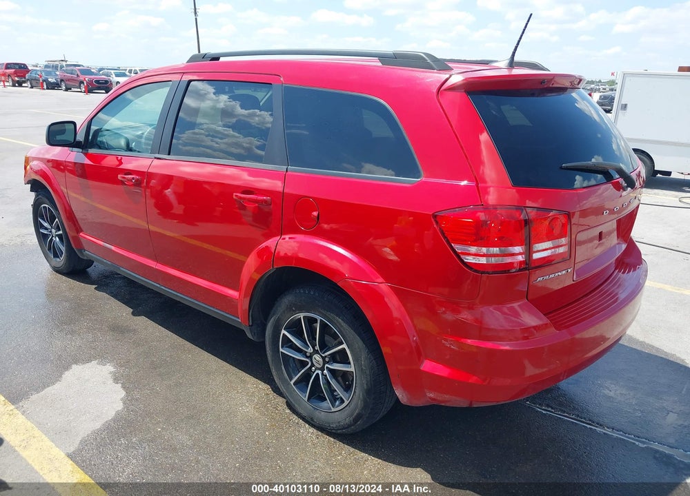 2018 DODGE JOURNEY SE VIN: 3C4PDCAB0JT474295