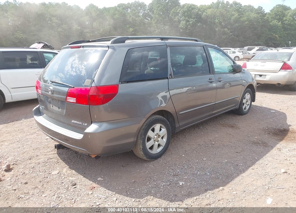2004 TOYOTA SIENNA LE VIN: 5TDZA23C44S038565