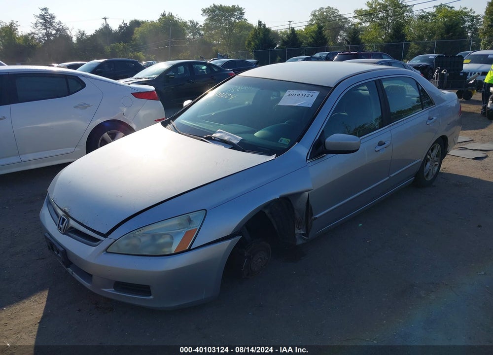 2007 HONDA ACCORD 2.4 SE VIN: 1HGCM563X7A180562