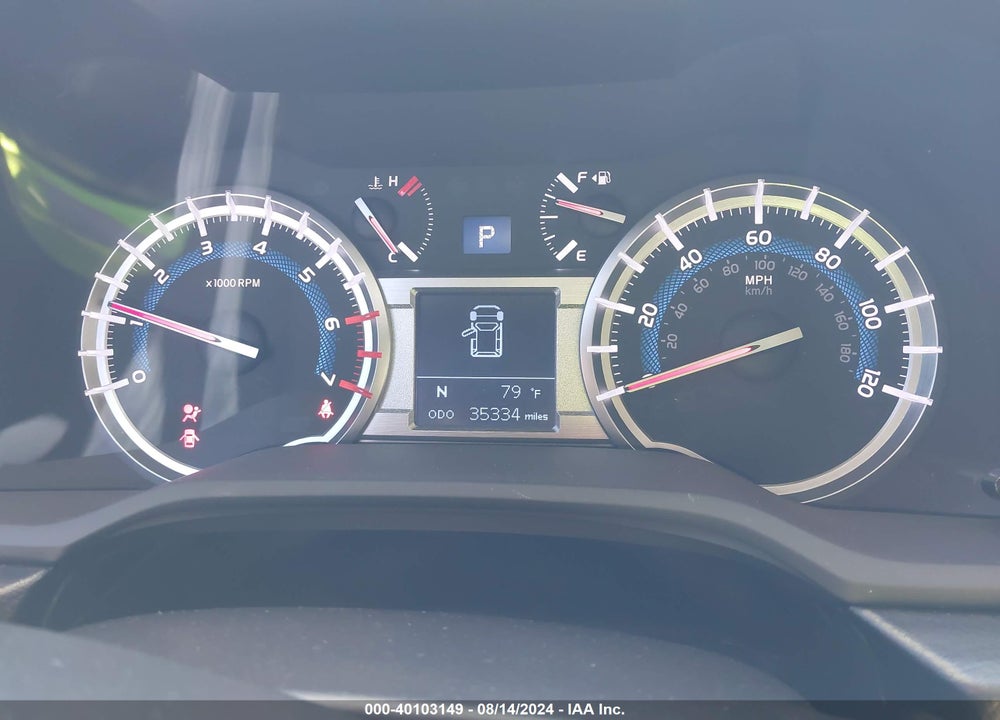 2019 TOYOTA 4RUNNER SR5 PREMIUM VIN: JTEZU5JR0K5207799