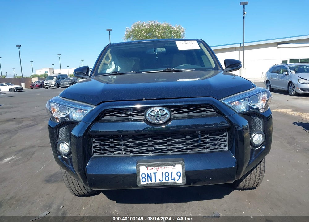 2019 TOYOTA 4RUNNER SR5 PREMIUM VIN: JTEZU5JR0K5207799