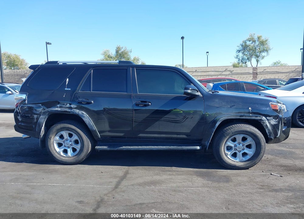 2019 TOYOTA 4RUNNER SR5 PREMIUM VIN: JTEZU5JR0K5207799