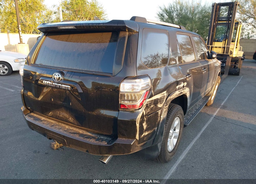 2019 TOYOTA 4RUNNER SR5 PREMIUM VIN: JTEZU5JR0K5207799