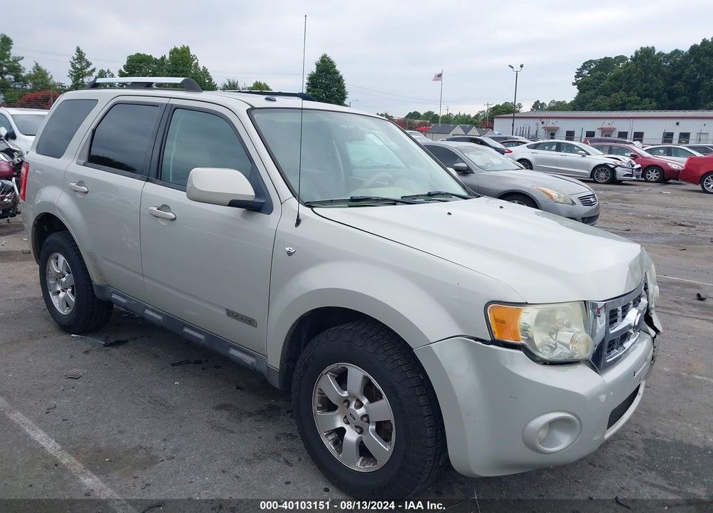 2008 FORD ESCAPE LIMITED VIN: 1FMCU04178KE01237
