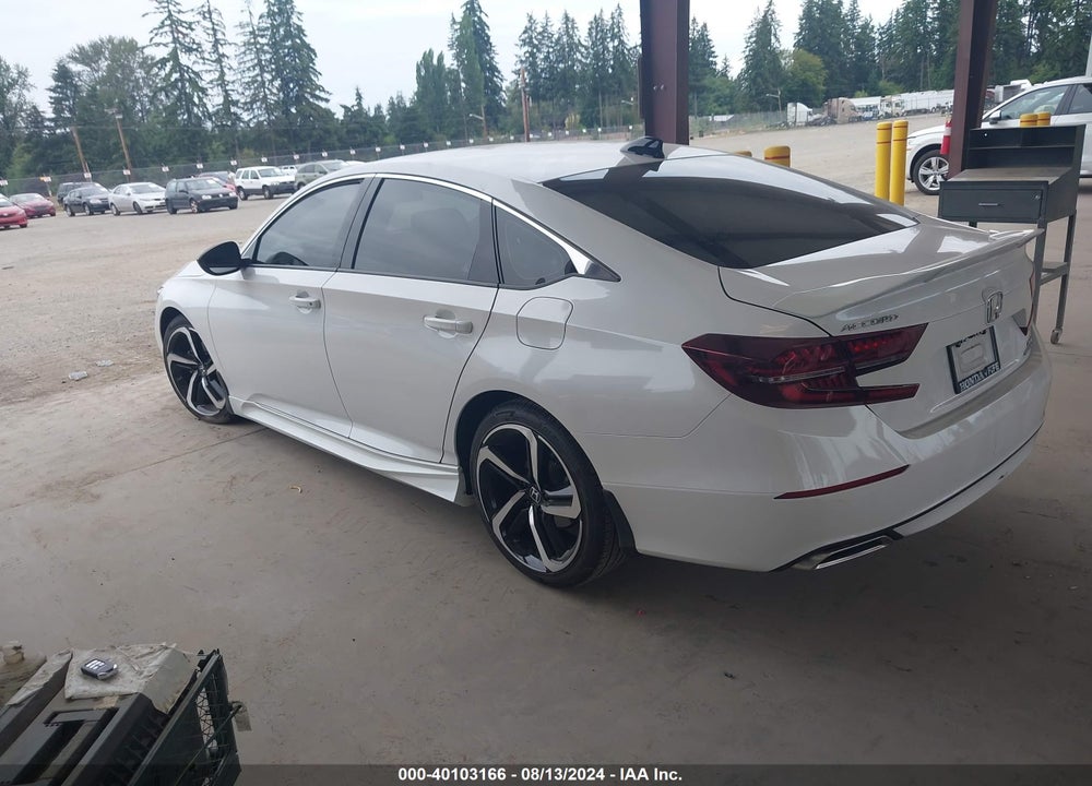 2021 HONDA ACCORD SPORT 2.0T VIN: 1HGCV2F38MA028982