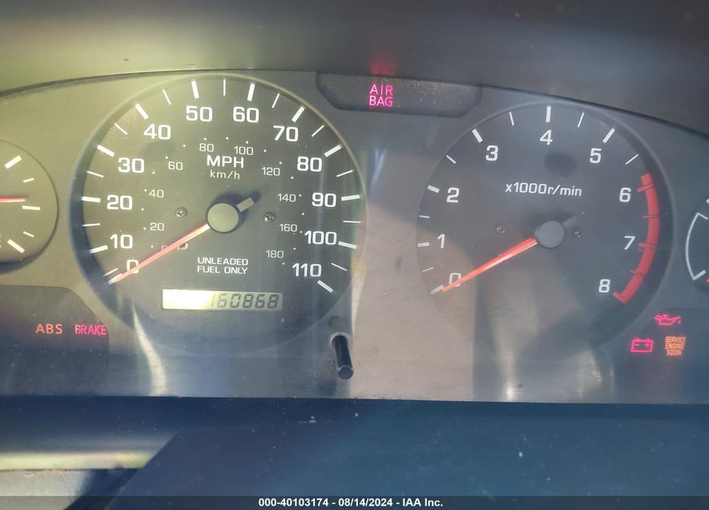 2000 NISSAN FRONTIER XE VIN: 1N6DD26S0YC384542