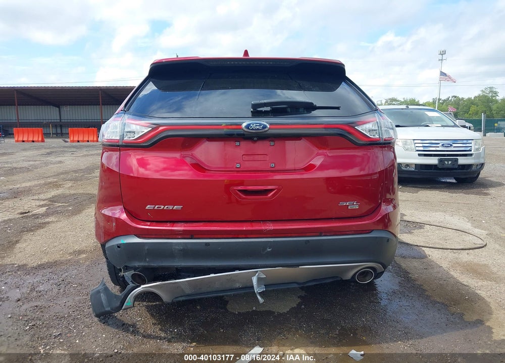 2017 FORD EDGE SEL VIN: 2FMPK4J82HBC27801