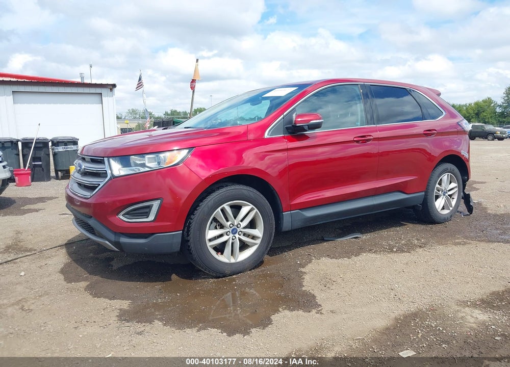 2017 FORD EDGE SEL VIN: 2FMPK4J82HBC27801