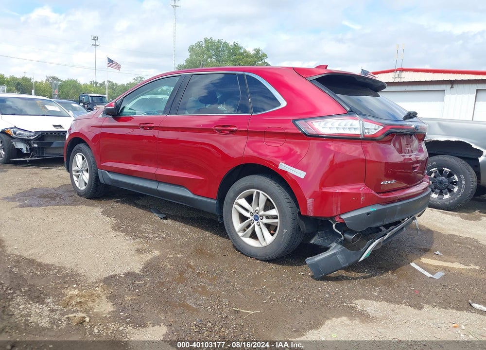 2017 FORD EDGE SEL VIN: 2FMPK4J82HBC27801