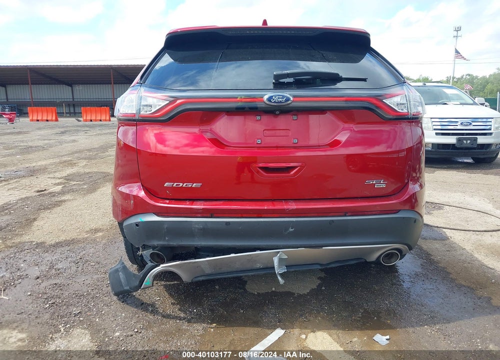 2017 FORD EDGE SEL VIN: 2FMPK4J82HBC27801