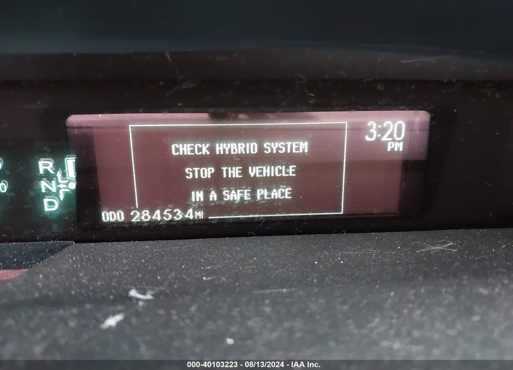 2013 TOYOTA PRIUS TWO VIN: JTDKN3DU5D5608923