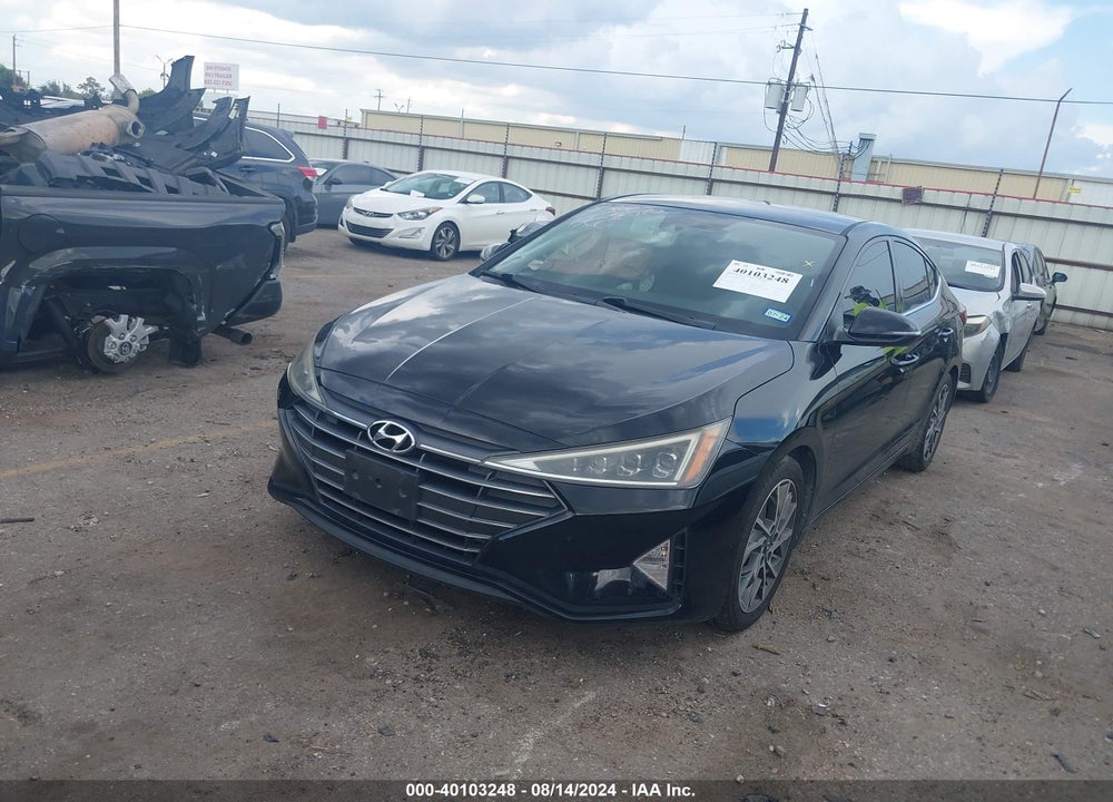2019 HYUNDAI ELANTRA LIMITED VIN: KMHD84LF9KU790455