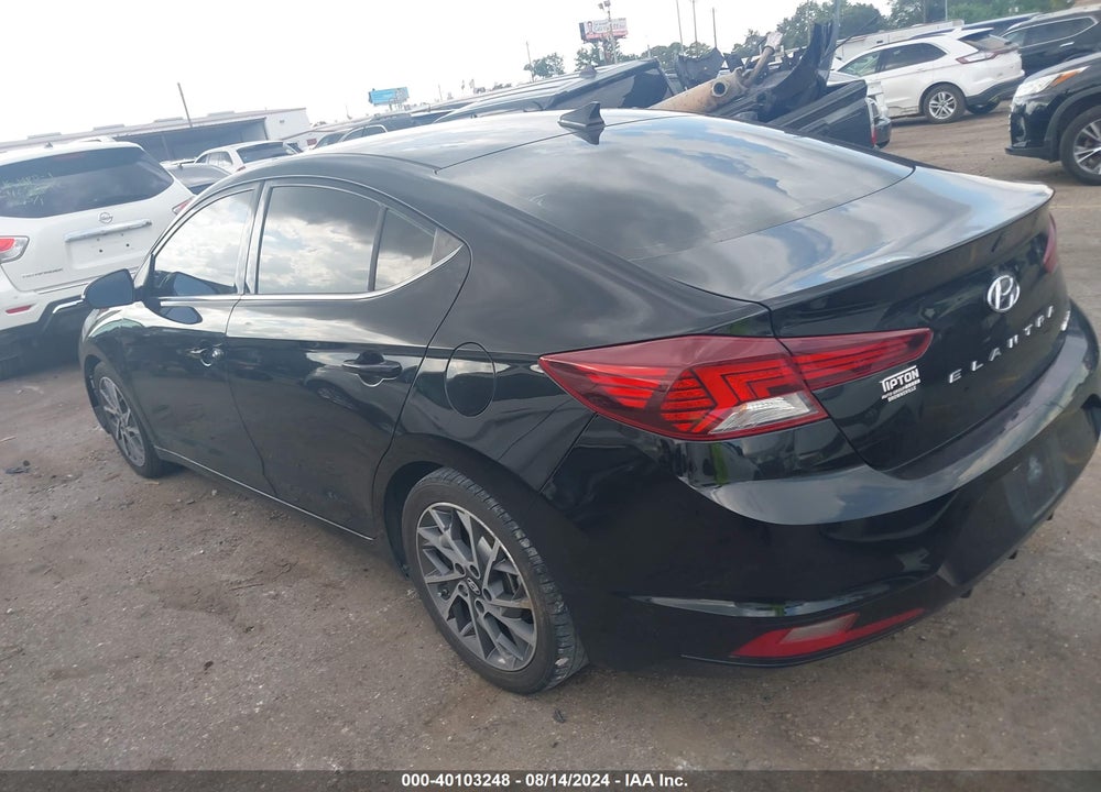 2019 HYUNDAI ELANTRA LIMITED VIN: KMHD84LF9KU790455
