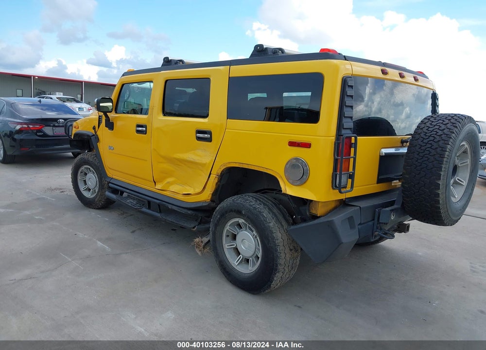 2003 HUMMER H2 VIN: 5GRGN23U53H124845