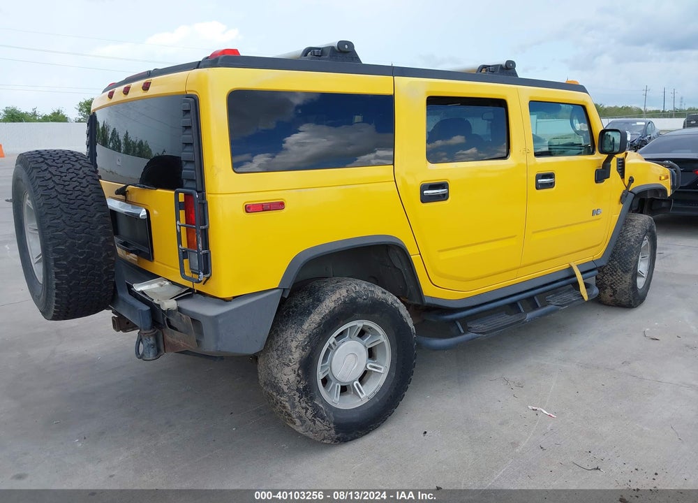 2003 HUMMER H2 VIN: 5GRGN23U53H124845