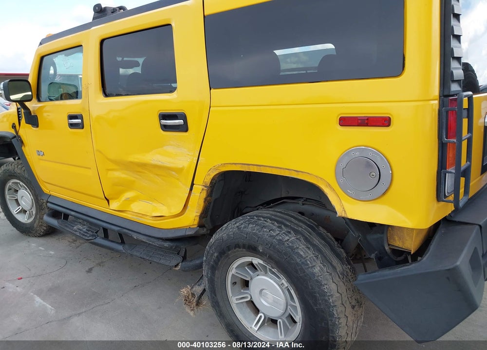 2003 HUMMER H2 VIN: 5GRGN23U53H124845