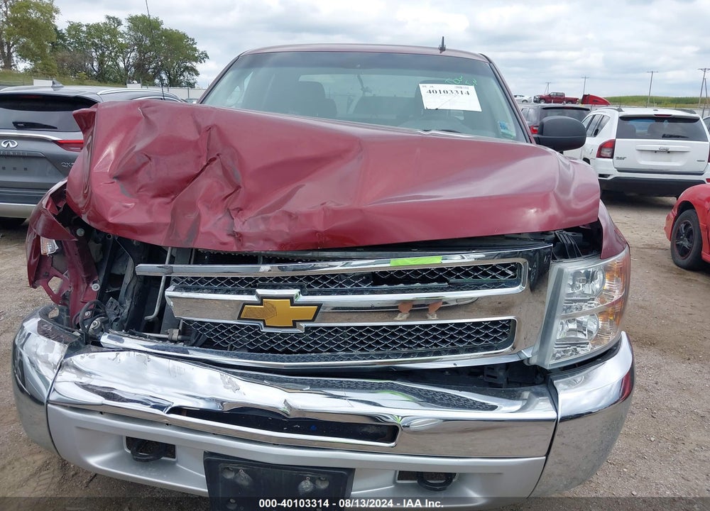 2013 CHEVROLET SILVERADO 1500 LT VIN: 1GCRKSE72DZ155492