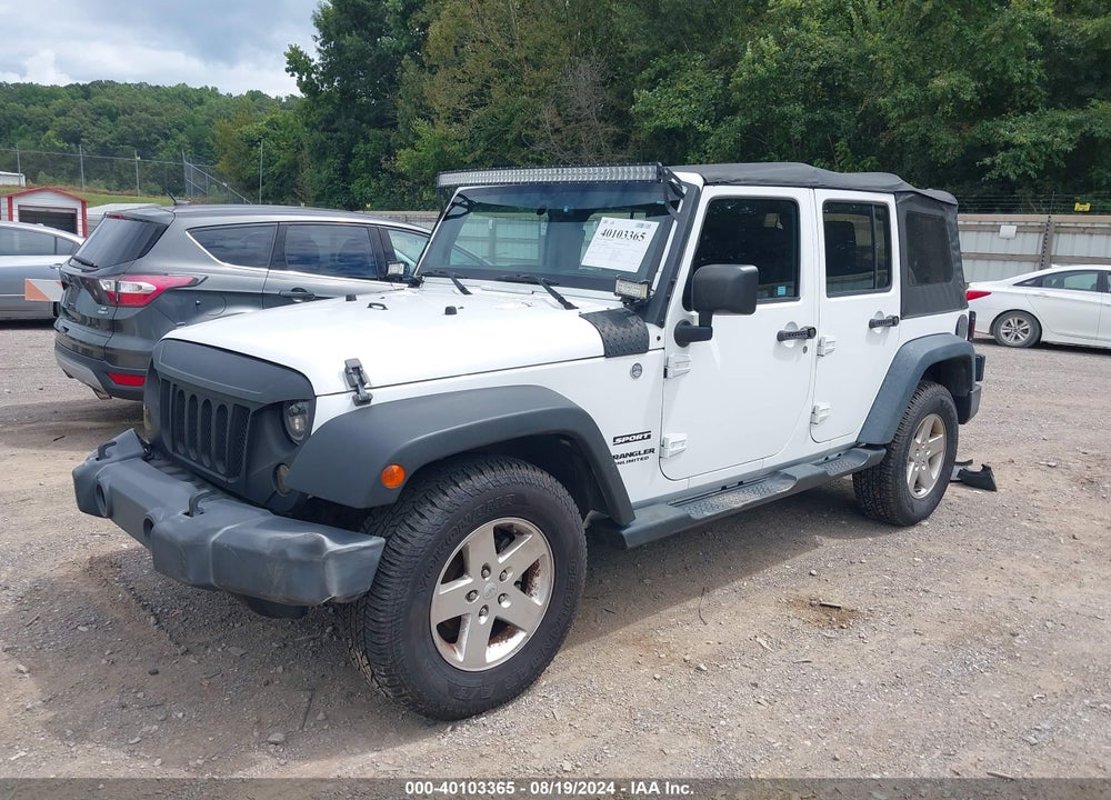 2013 JEEP WRANGLER UNLIMITED SPORT VIN: 1C4BJWDG2DL564382