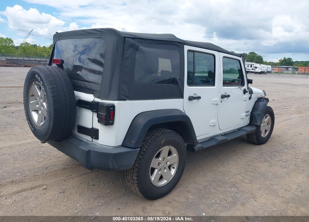 2013 JEEP WRANGLER UNLIMITED SPORT VIN: 1C4BJWDG2DL564382
