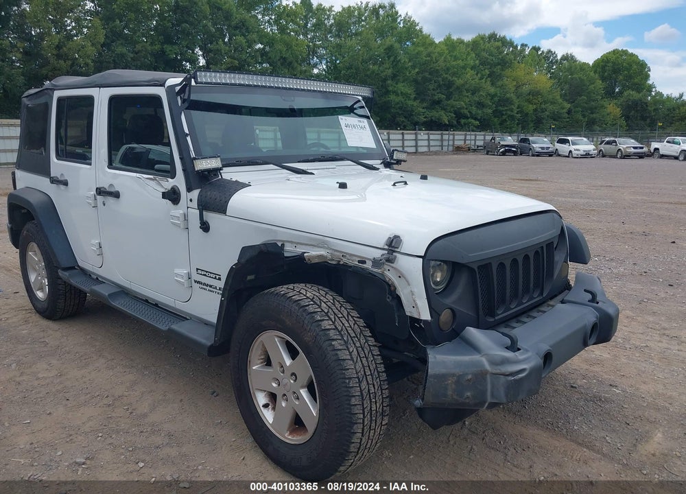 2013 JEEP WRANGLER UNLIMITED SPORT VIN: 1C4BJWDG2DL564382