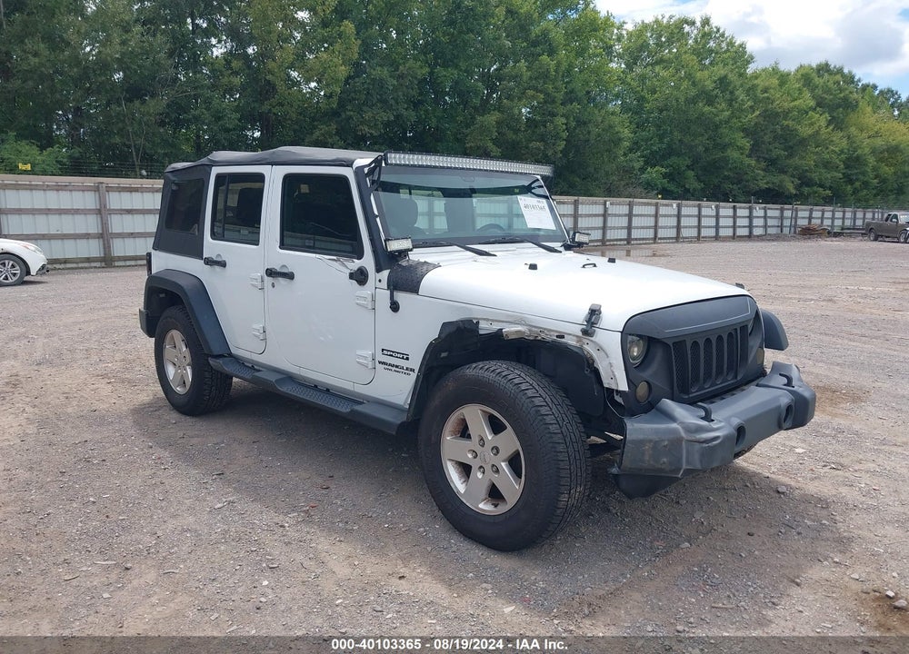 2013 JEEP WRANGLER UNLIMITED SPORT VIN: 1C4BJWDG2DL564382