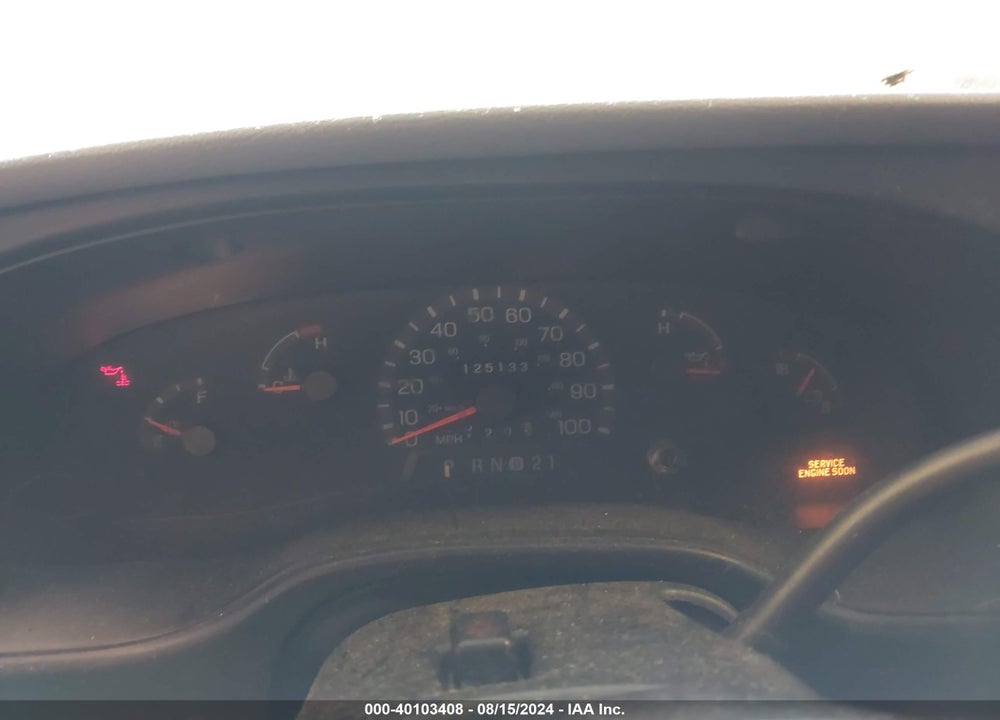 2001 FORD ECONOLINE E350 SUPER DUTY WAGON VIN: 1FBSS31L01HB29604