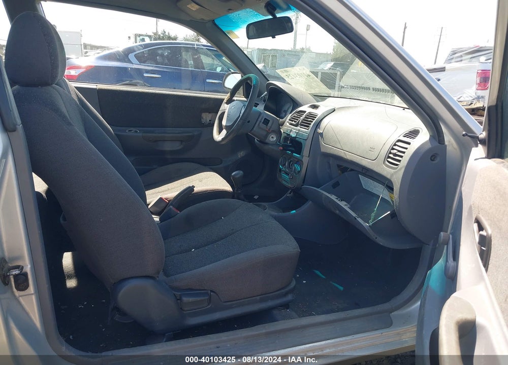 2001 HYUNDAI ACCENT GS VIN: KMHCG35C71U139299