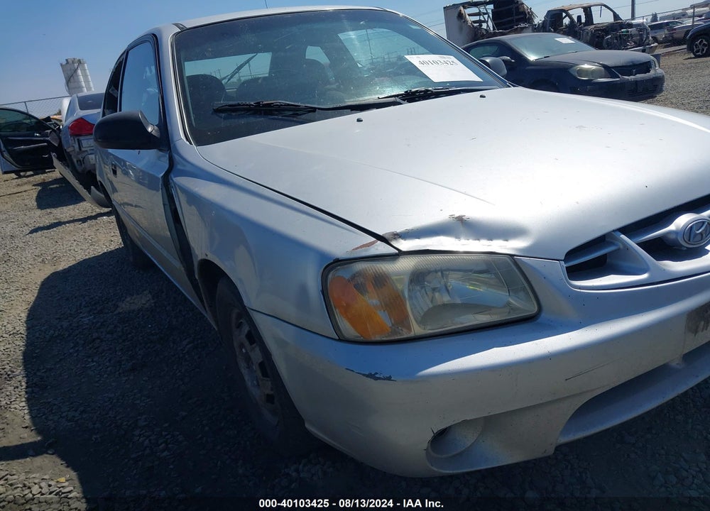 2001 HYUNDAI ACCENT GS VIN: KMHCG35C71U139299