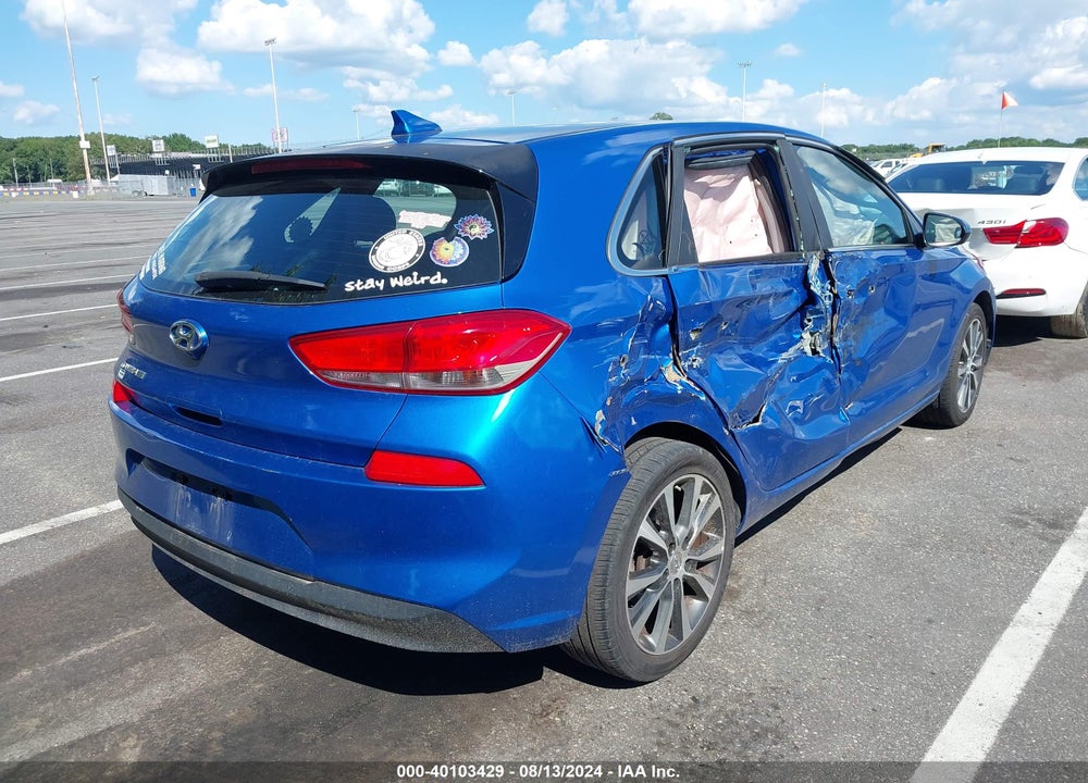 2018 HYUNDAI ELANTRA GT VIN: KMHH35LE8JU027421