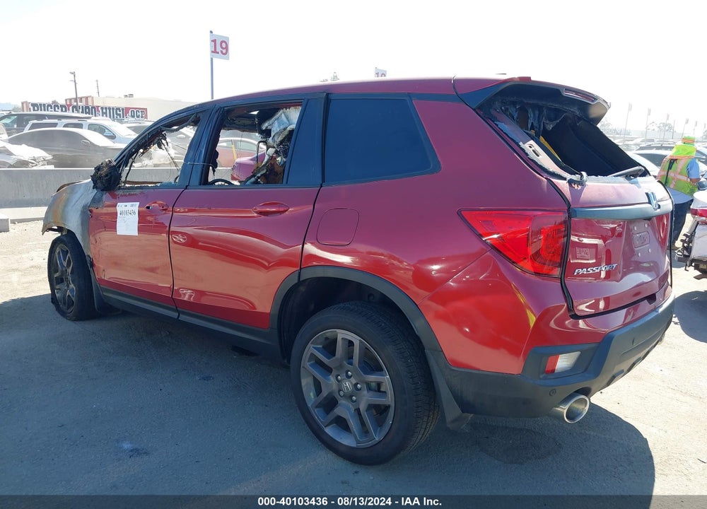2022 HONDA PASSPORT AWD EX-L VIN: 5FNYF8H50NB021357