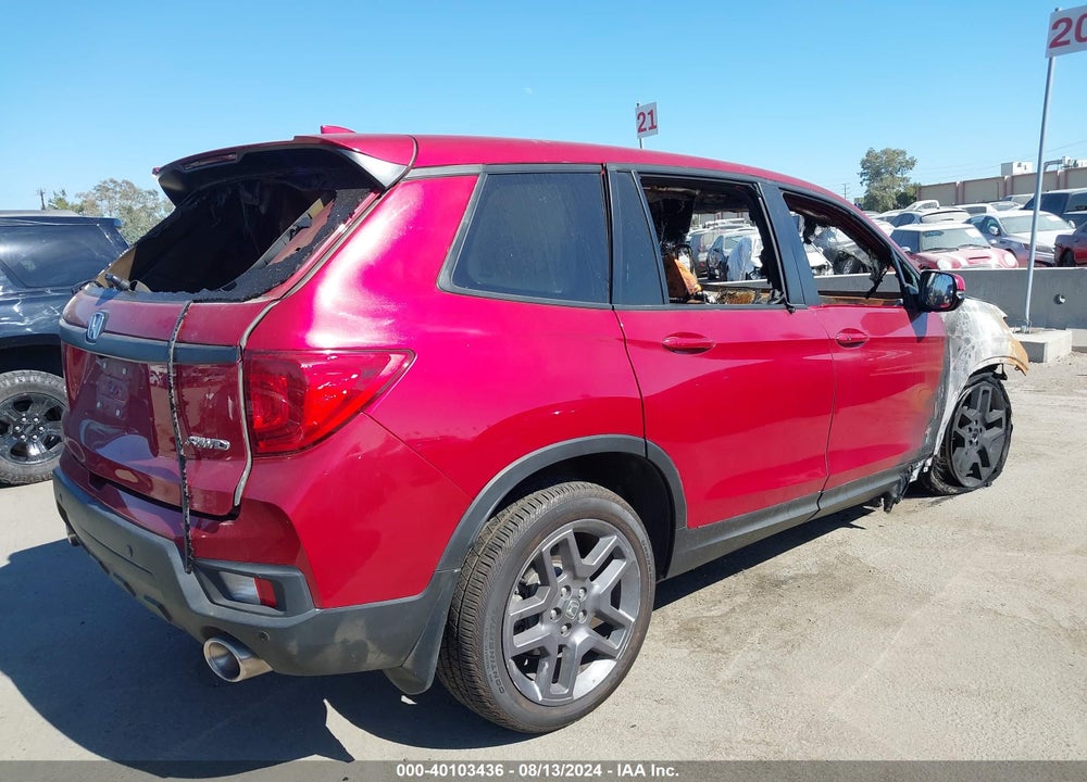 2022 HONDA PASSPORT AWD EX-L VIN: 5FNYF8H50NB021357