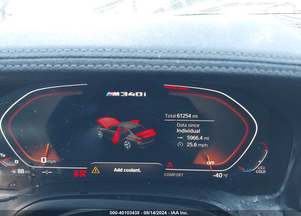 2020 BMW 3 SERIES M340I VIN: WBA5U7C07LFH15096