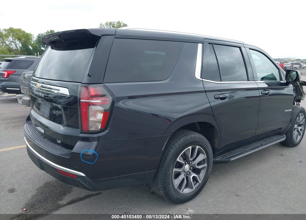 2022 CHEVROLET TAHOE 4WD LT VIN: 1GNSKNKDXNR263994