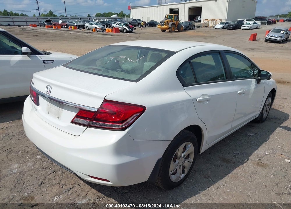 2015 HONDA CIVIC LX VIN: 19XFB2F57FE113799