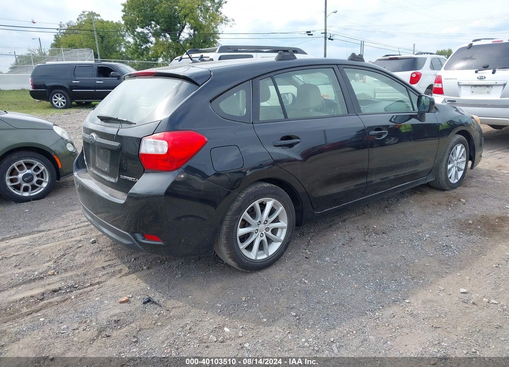 2012 SUBARU IMPREZA 2.0I PREMIUM VIN: JF1GPAB60CH232143