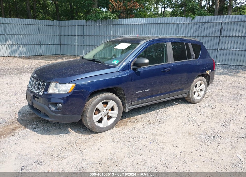 2012 JEEP COMPASS LATITUDE VIN: 1C4NJDEB8CD589056