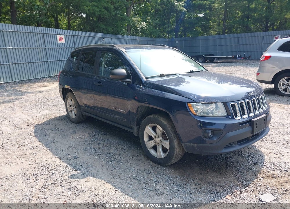 2012 JEEP COMPASS LATITUDE VIN: 1C4NJDEB8CD589056