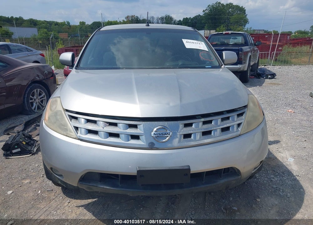 2003 NISSAN MURANO SL VIN: JN8AZ08TX3W106261